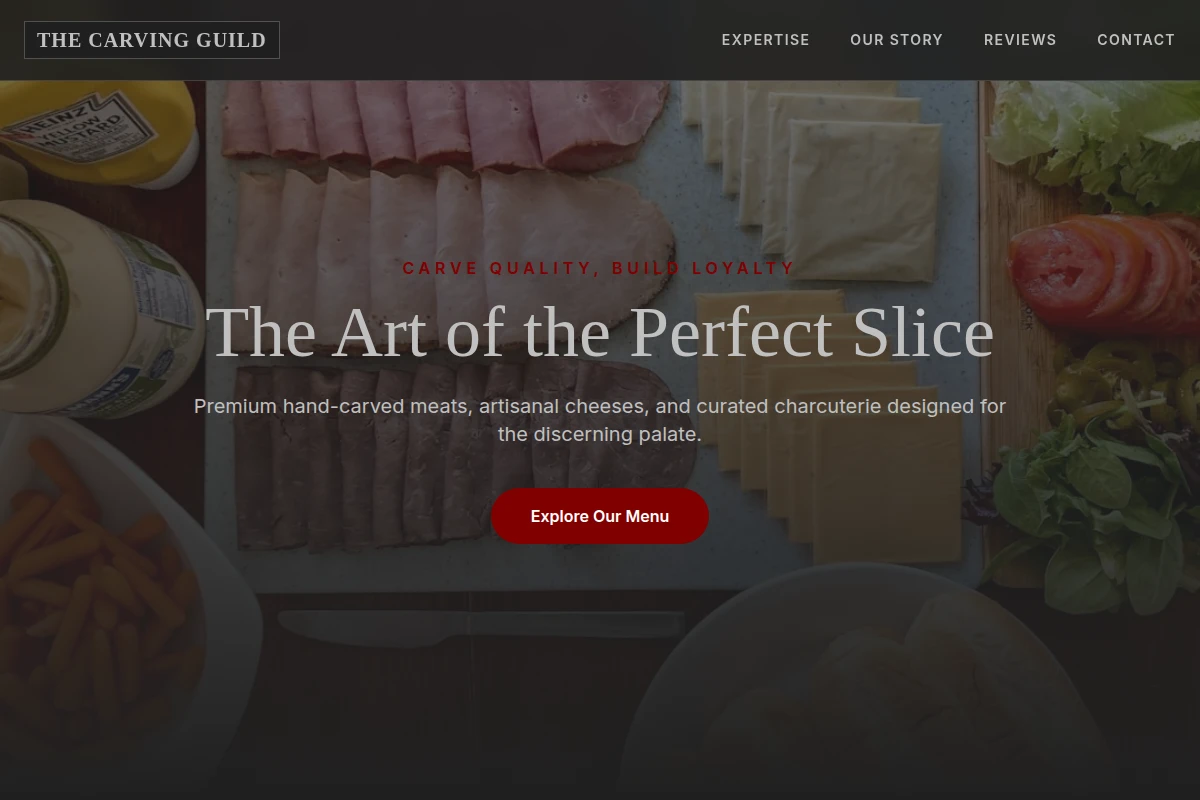 Gourmet Deli Food