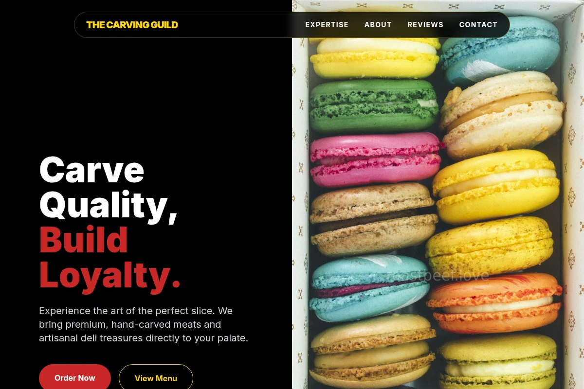 Marbling Deli Food