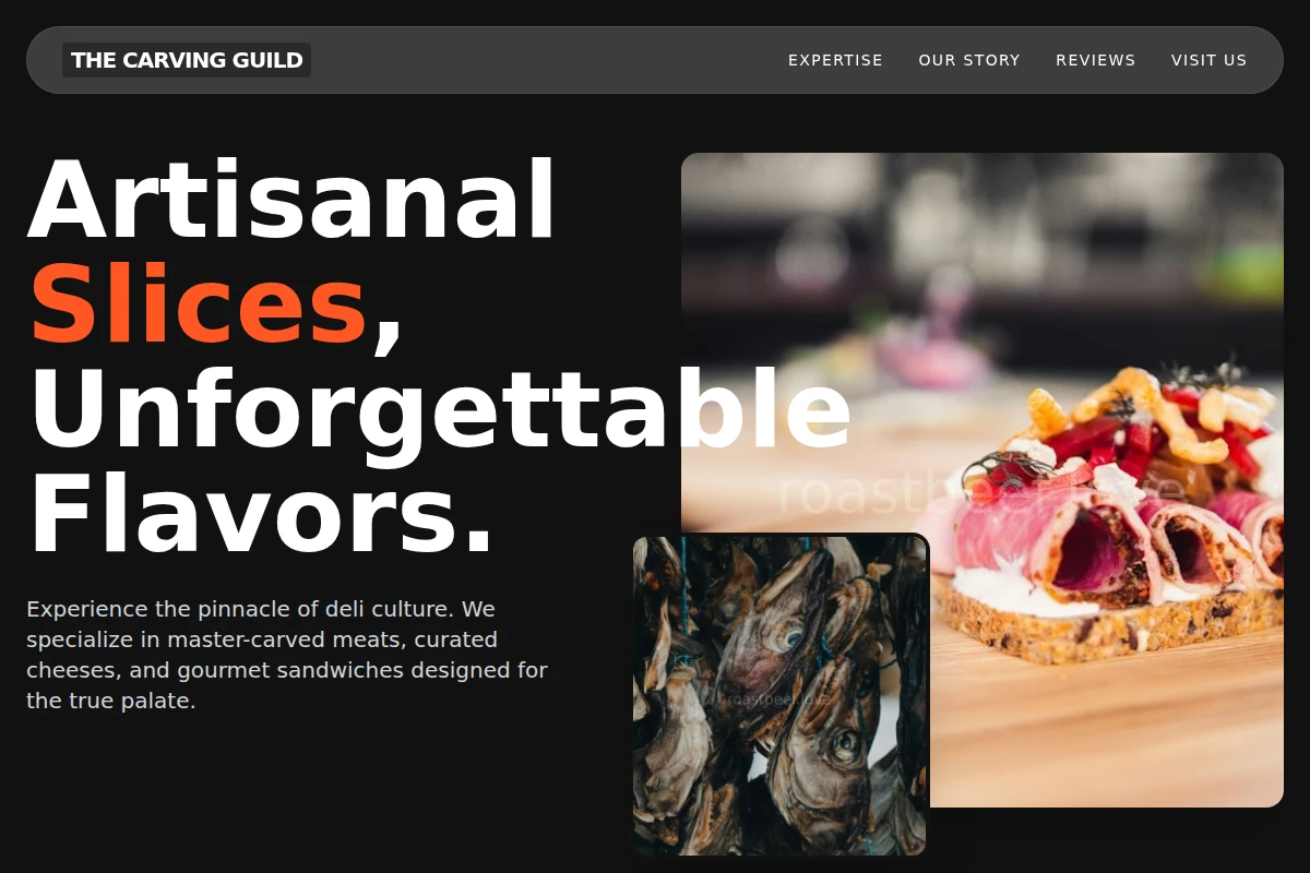 Gourmet Deli Food